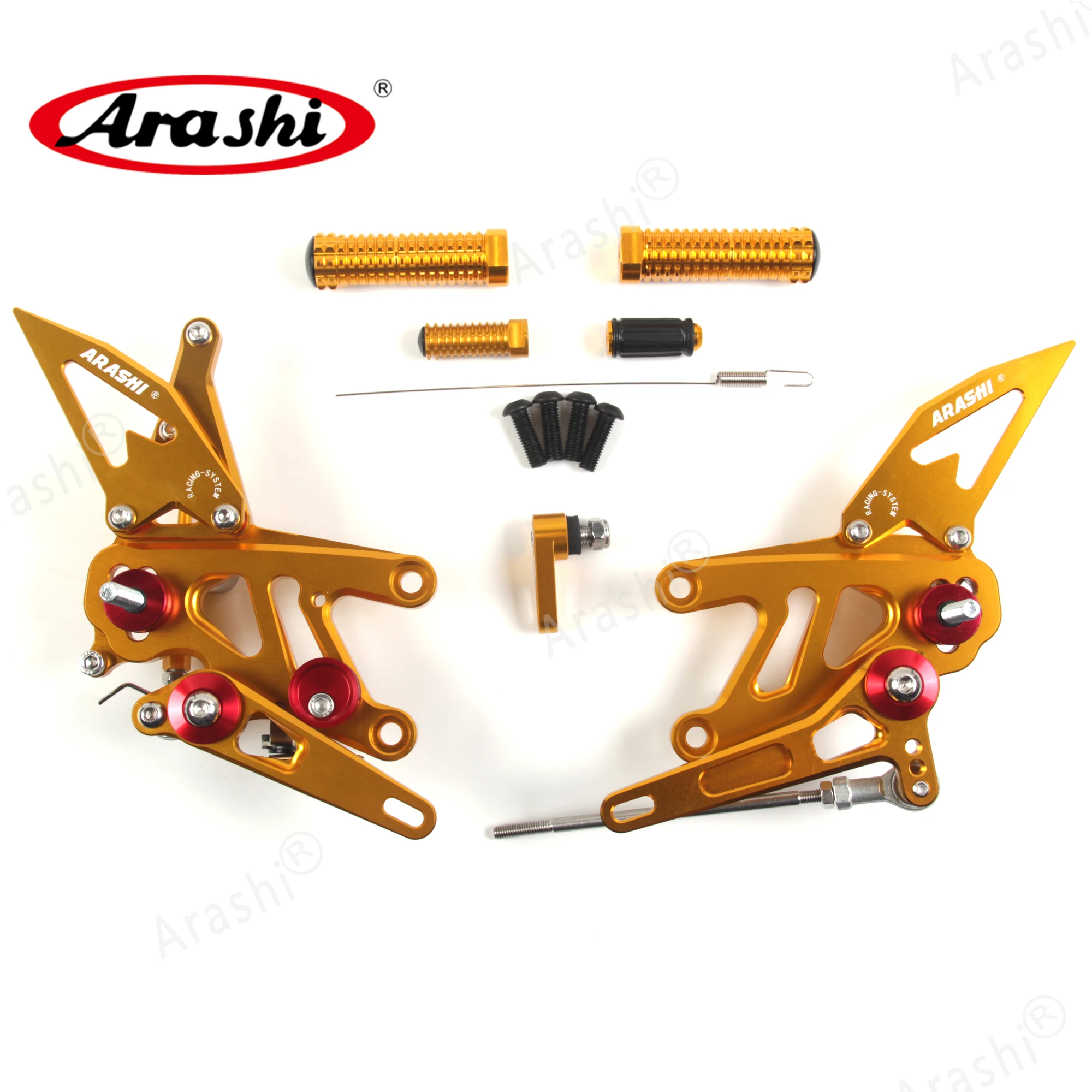 Араши Регулируемые подножки подножка мотоциклиста для APRILIA RSV4 фабрика APRC ABS 2013 2016
