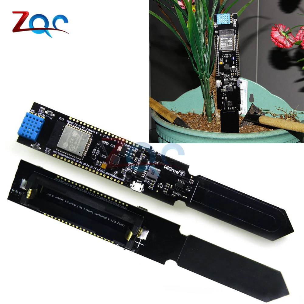 ESP32 CP2104 WIFI Bluetooth DHT11 датчик влажности почвы модуль обнаружения 18650 защита