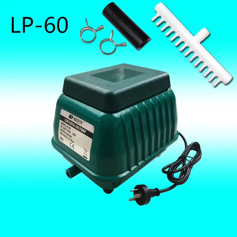 Сверхтихий высокомощный воздушный насос RESUN LP20 LP40 LP60 LP100 LP 20 40 60 100 аквариумный для