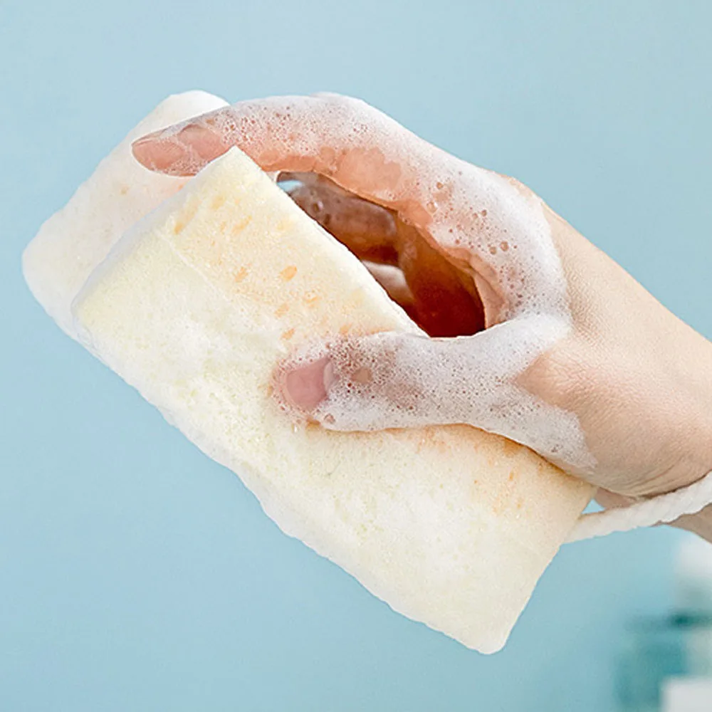 Милый мультяшный осьминог форма губка для ванной кожи тела очищающий