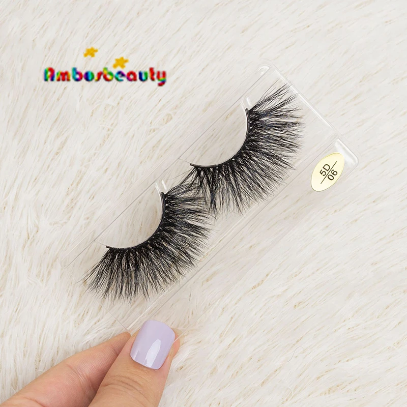

5D Handmade Natural Thick Long 100% Mink Eyelash Extension with Tray