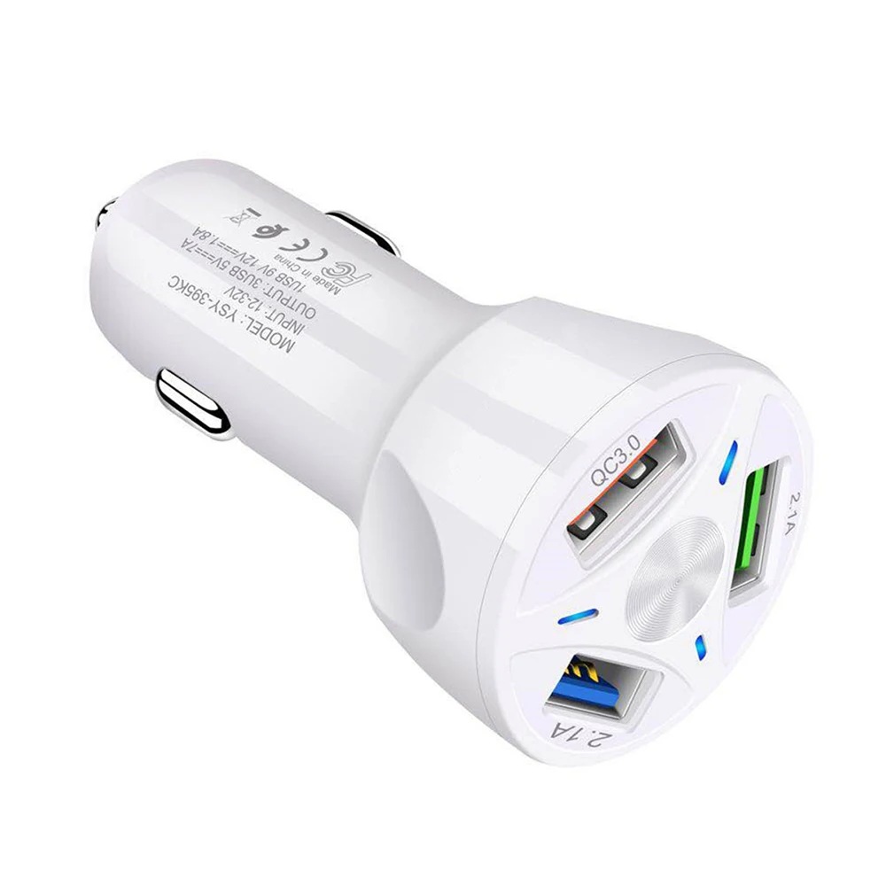 Автомобильный Usb Зарядное устройство с 3 портами (стандарт мобильный телефон