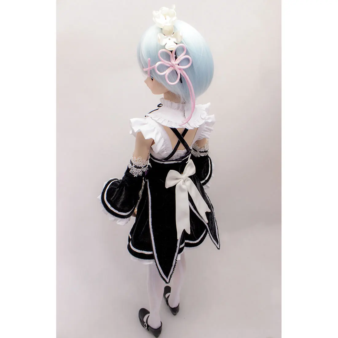 Косплей горничная наряд Ram & Rem Костюм для 1/3 BJD куклы (M грудь) без куклы| |