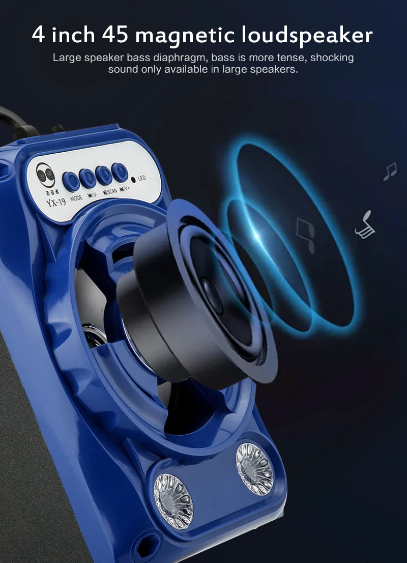 Портативная Bluetooth-колонка с микрофоном Водонепроницаемая беспроводная уличная