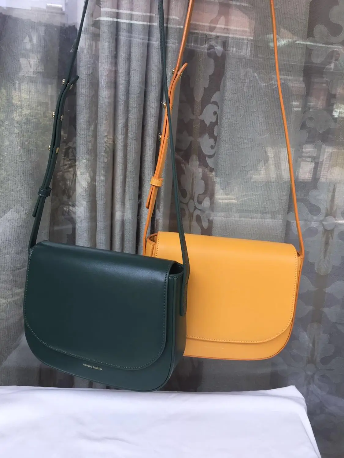 Женская сумка-Кроссбоди MANSURSTUDIOS из спилка женская кожаная сумка на плечо Mansur