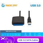 Адаптер INIOICZMT SATA USB 3,0 2,0 к Sata 3, кабель-конвертер, кабель для 2,5 3,5 HDD SSD жесткого диска, Sata к USB-адаптеру