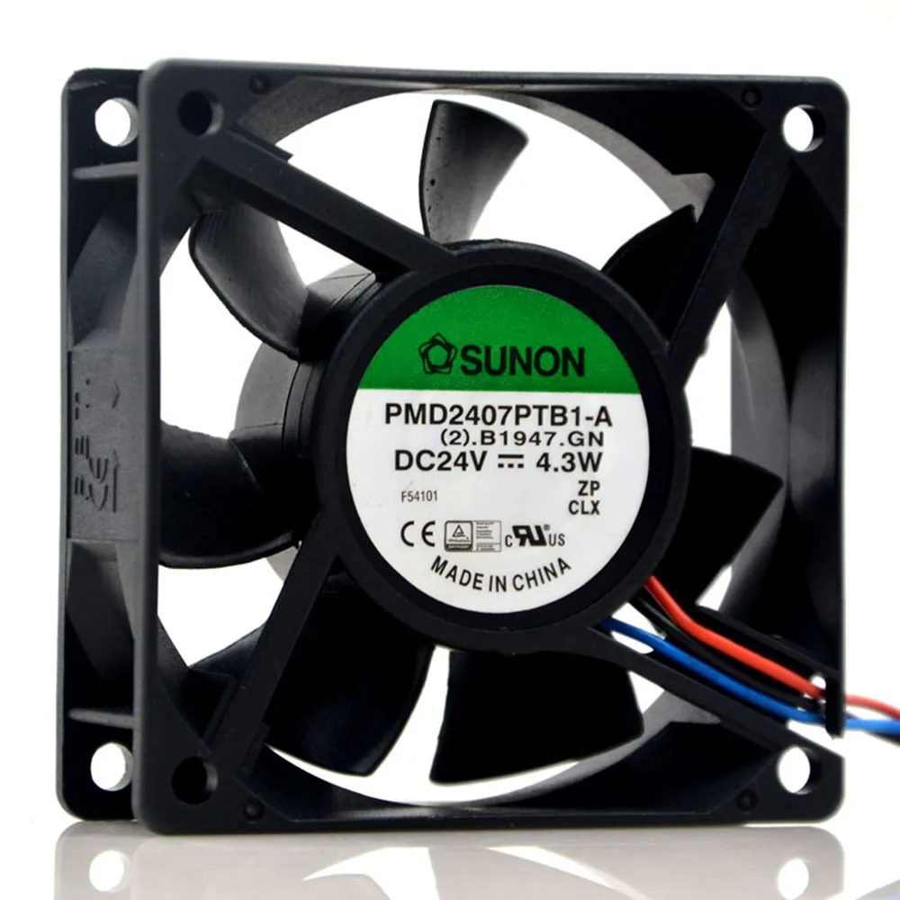 Оригинальный для Sunon PMD2407PTB1 A 24В 4 3 Вт 7 см 70x70x25мм 7025 провода инвертор чехол
