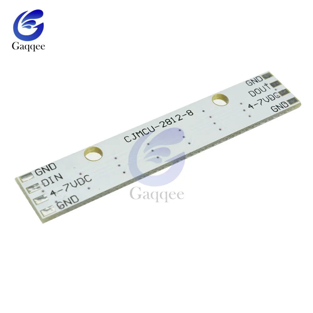 12 16 24 40 60 64 бит WS2812 модуль 5050 RGB светодиодный полноцветный Встроенный светодиодный светильник-кольцо с интегрированными драйверами для Arduino