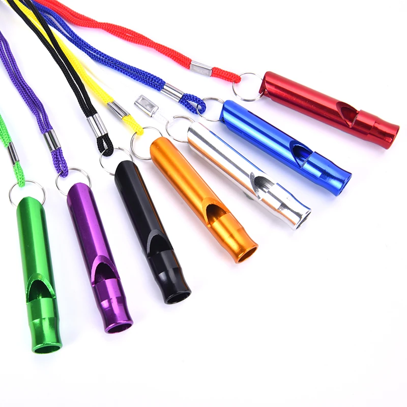 Свисток для выживания на открытом воздухе штатив свисток из алюминиевого сплава