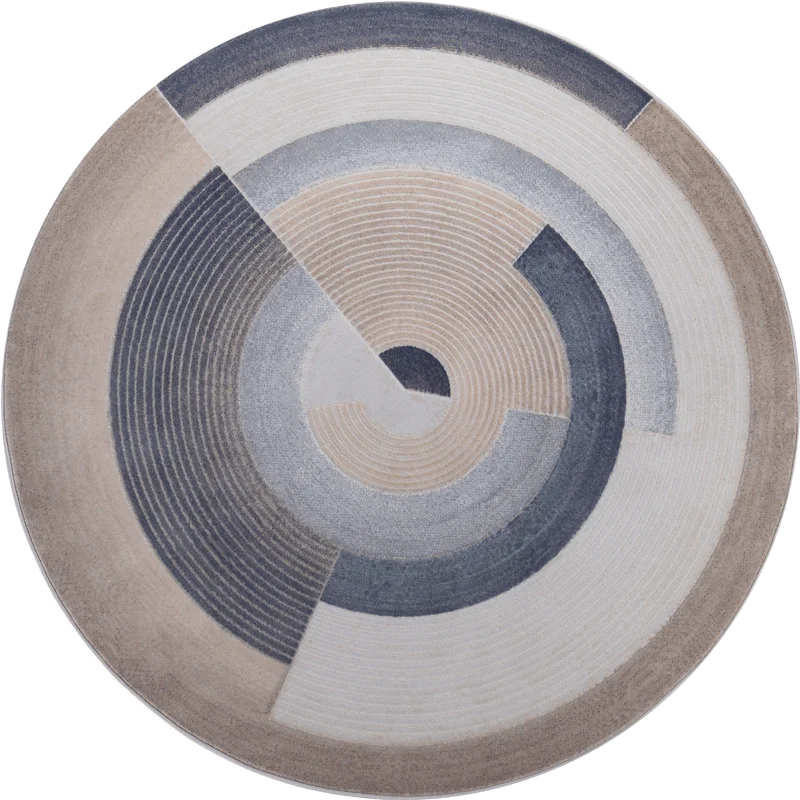 

Round Carpet Nordic Area Rug for Bedroom Modern Living Room Carpets Study Dining Table Floor Mat Thick Large Rugs and Carpet