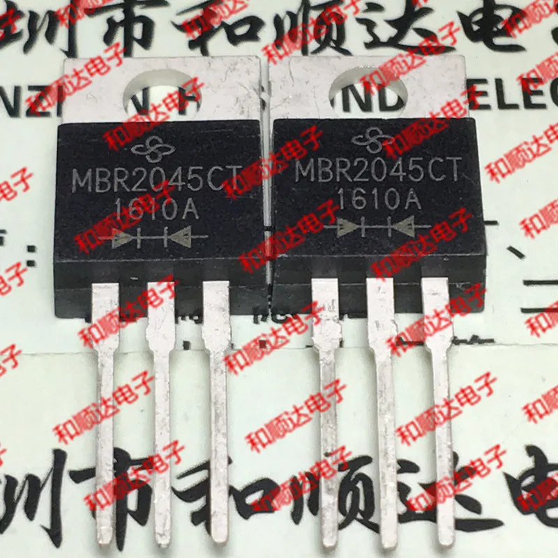 

10pcs/lot MBR2045CT Brand new original stock TO-220 45V 20A