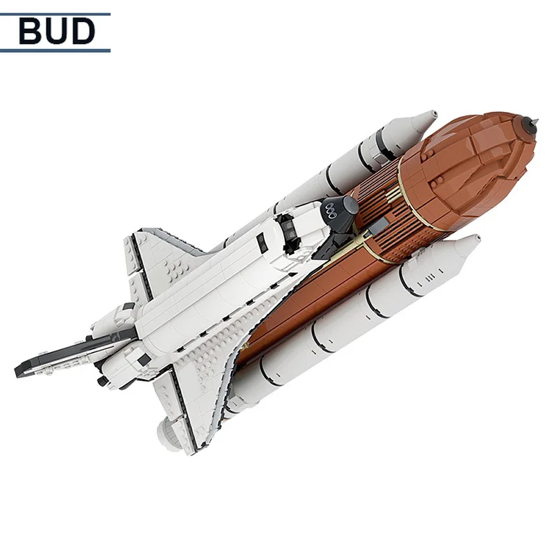 

BUD moc 16014 City Space Technical Shuttle Rocket Launch Center Shuttle Expedition Astronaut Figures Building Blocks Toys Gifts