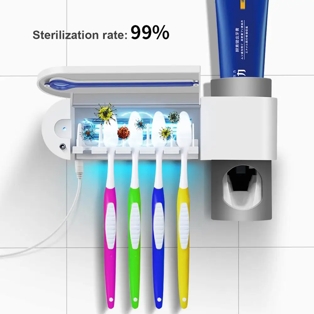 Домашний Автоматический Дозатор зубной пасты соковыжималка 2W UV светильник