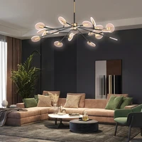 firefly chandelier modern minimalist living room bedroom dining room lamp net black new creative ins nordic lamps
