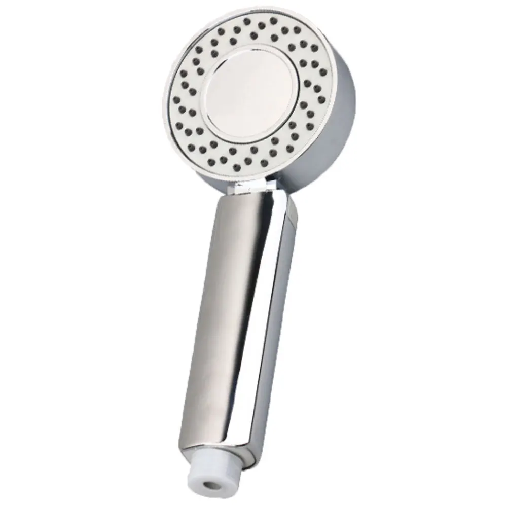 Двухсторонняя двойная функция насадка для душа водосберегающая круглая ABS хром