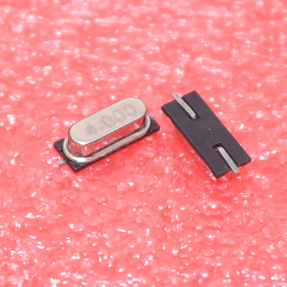 

100 шт./лот 4 МГц 49 SMD пластырь 4,000 МГц пассивная кристальная вибрация 4 МГц 4,00 МГц 49smd