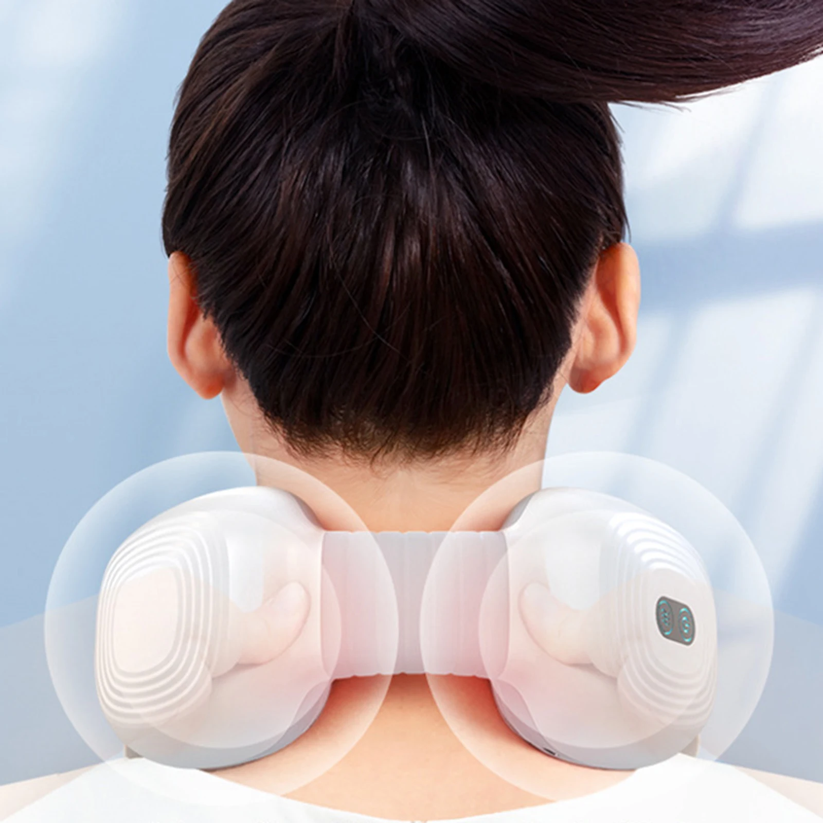 

Electric Neck Massager Back Massage with Heat, Pain Relief Gift
