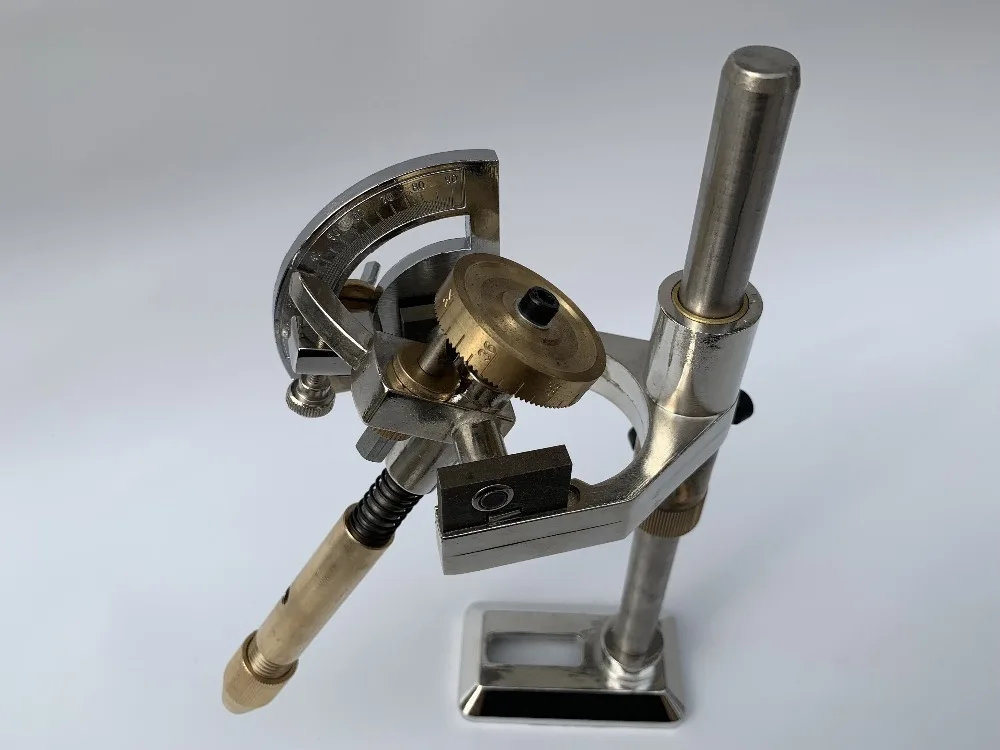 Jade Grinding Faceted Manipulator Gem Faceting Machine Jewel Angle Polisher Bearing 32/64/72/96 Index Wheels Handle dops