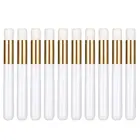 10 шт., щётки с деревянной ручкой для чистки ресниц