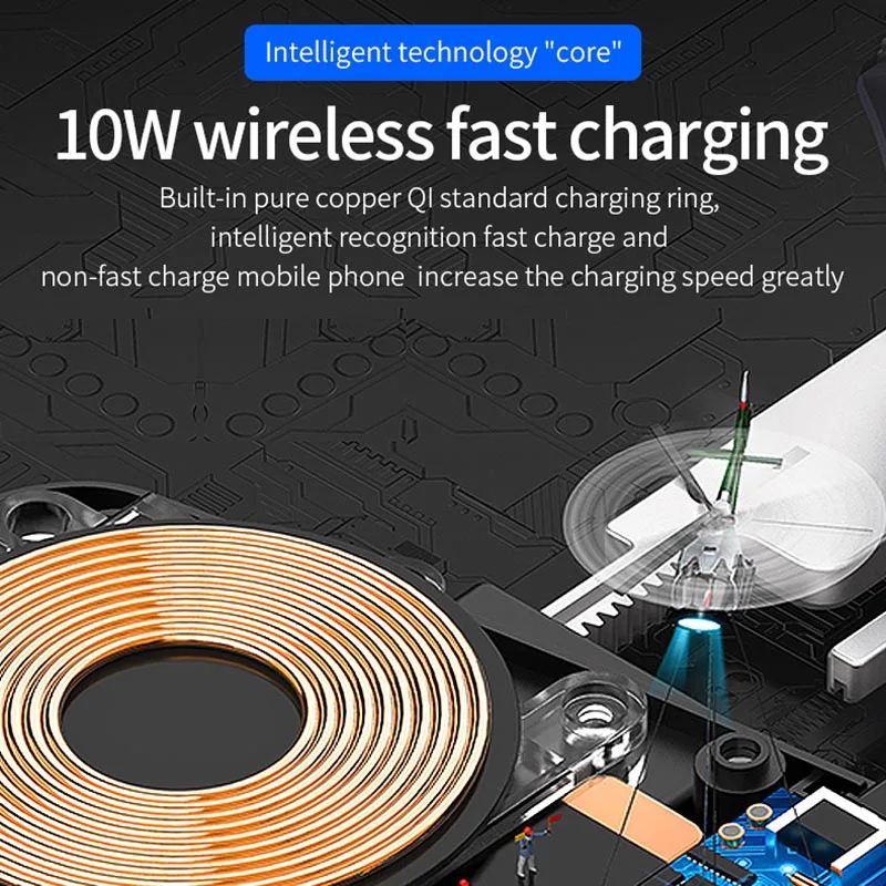 

Car Air Vent Phone Charger Wireless Fast Charging Car Phone Holder Mount F-Best