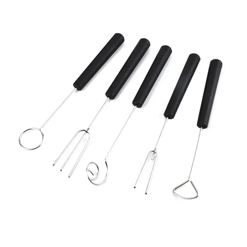 5 шт. Нержавеющая сталь инструмент для кебаба вилка шоколада выбирает Кухня