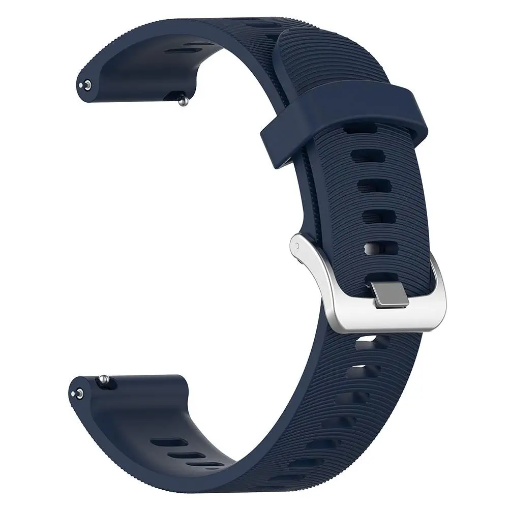 Silicone Wristband Bracelet Strap Belt for Garmin Forerunner 245M/245 Smartwatch Moderate Softness Comfortable to Wear