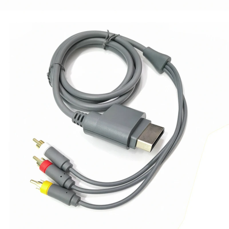 1 8 м позолоченный композитный AV-кабель высокой четкости 3 RCA HD TV Аудио Видео кабель