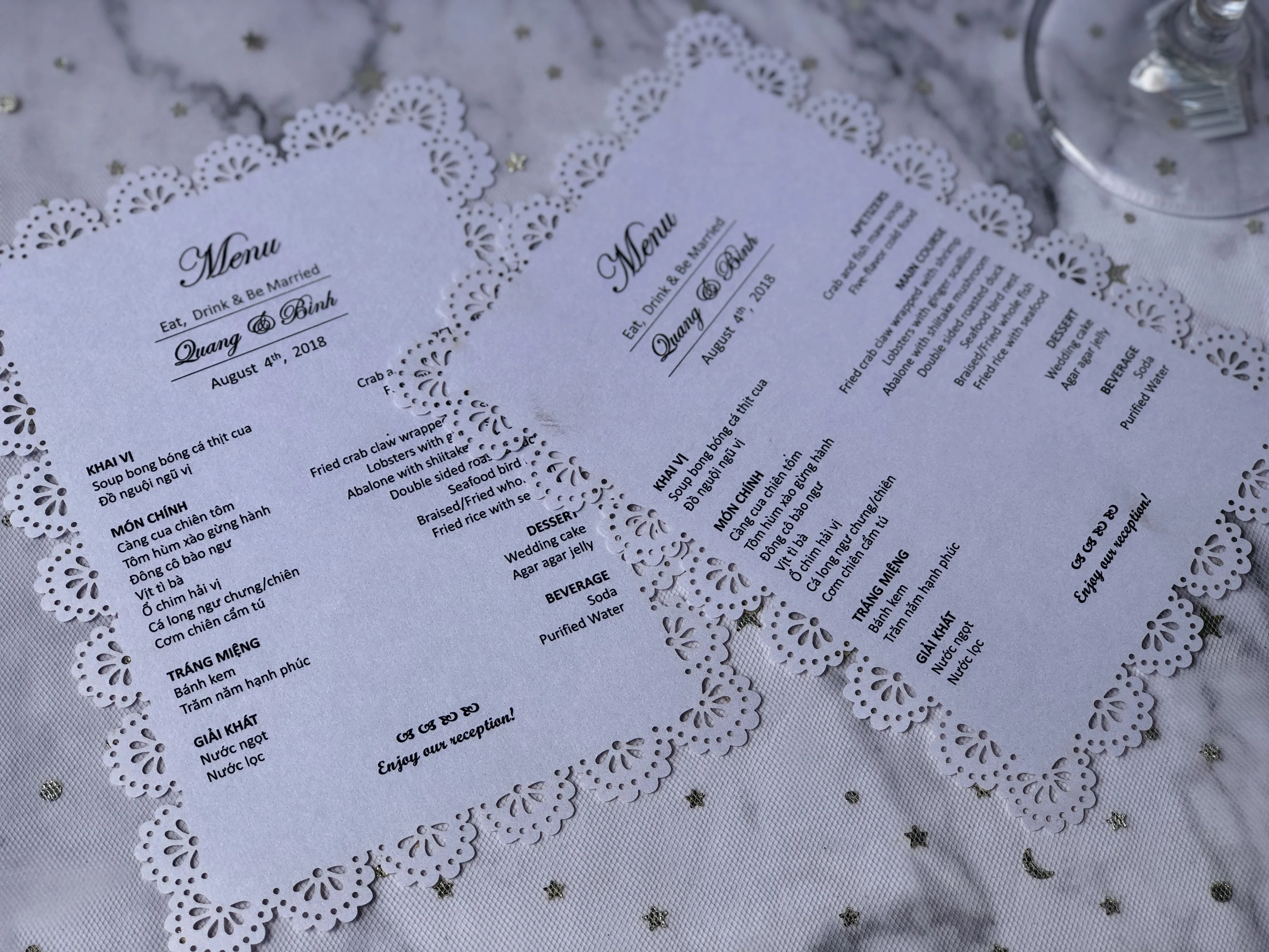 50 шт. лазерная резка настольный меню место карты Свадебная вечеринка Ресторан