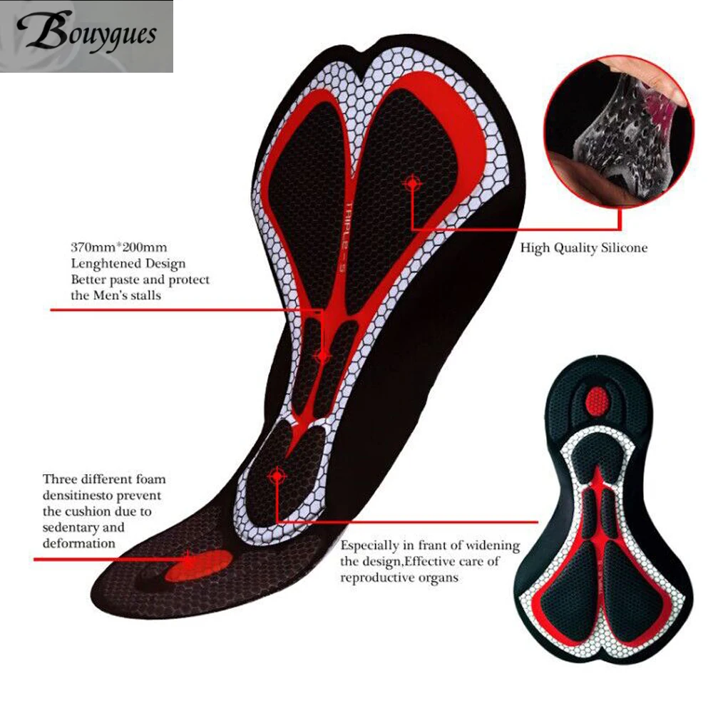 Шорты трико мужские летние из лайкры с гелевыми вставками|Велошорты| |