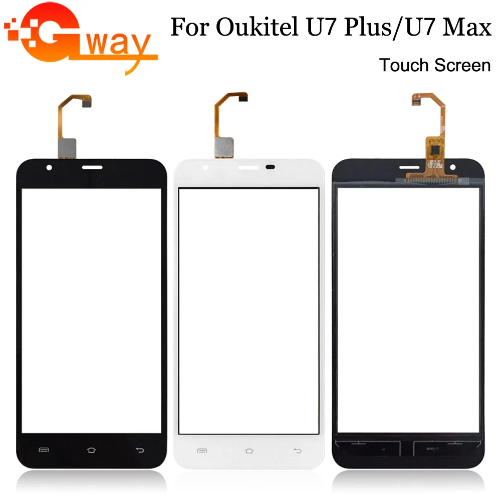Для Oukitel U7 plus емкостный сенсорный экран дигитайзер панель сенсор переднее стекло