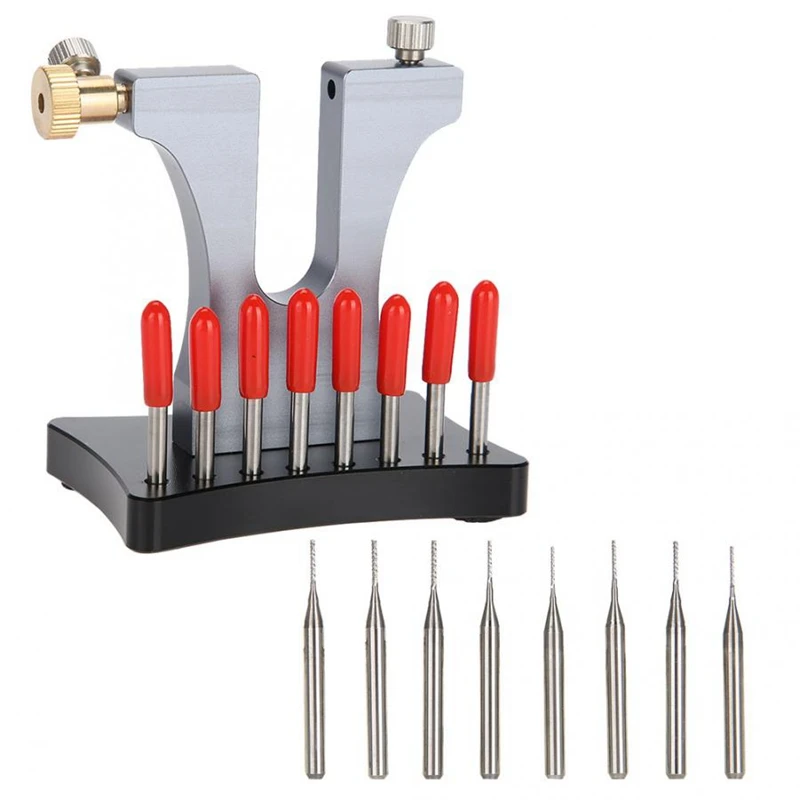 Professional Aluminum alloy 8 Pins Damaged Screw Extractor Broken Remover Tool for Watchmaker Watch Repair | Наручные часы