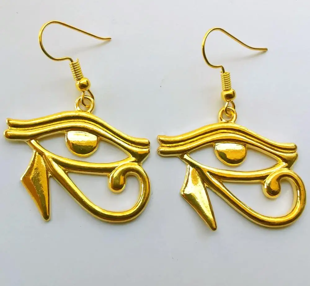 

New Fashion Jewelry Vintage Silver Plated Rah Egypt Eye Of Horus Egyptian Charms Drop Dangle Earrings Jewelry & Accessories