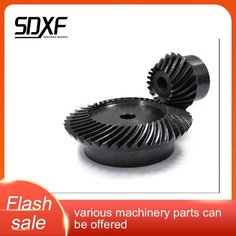 Две штуки спиральная коническая шестерня 2M15T + 30T Прецизионная необходимо