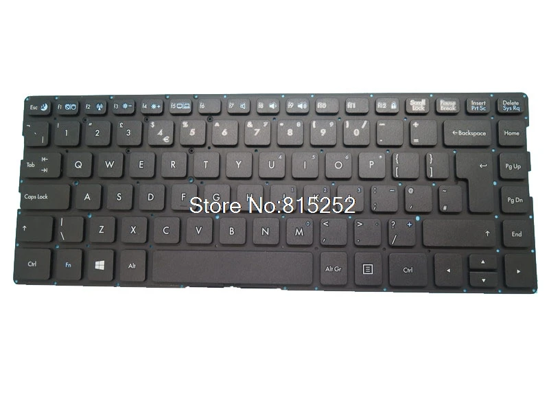 

Laptop Keyboard For Haier V138478BK1 UK Black United Kingdom UK Without Frame
