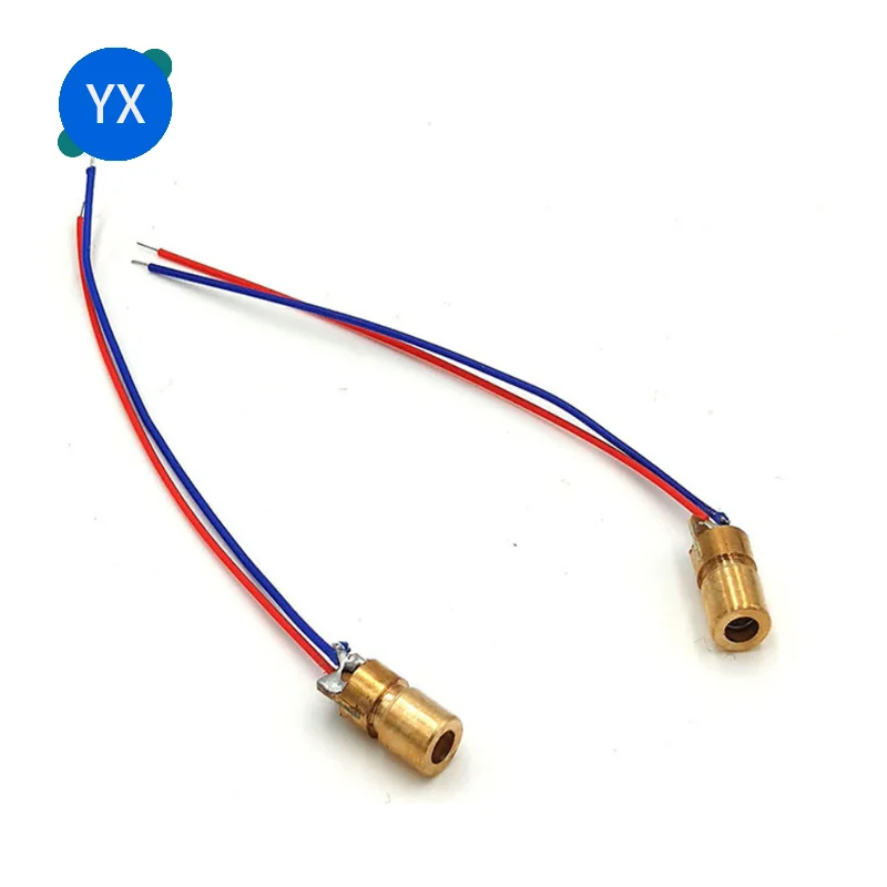 Лазерный сенсорный модуль Arduino 5 шт. 3 в-5 в 650 нм 6 мм мВт красный лазерный точечный