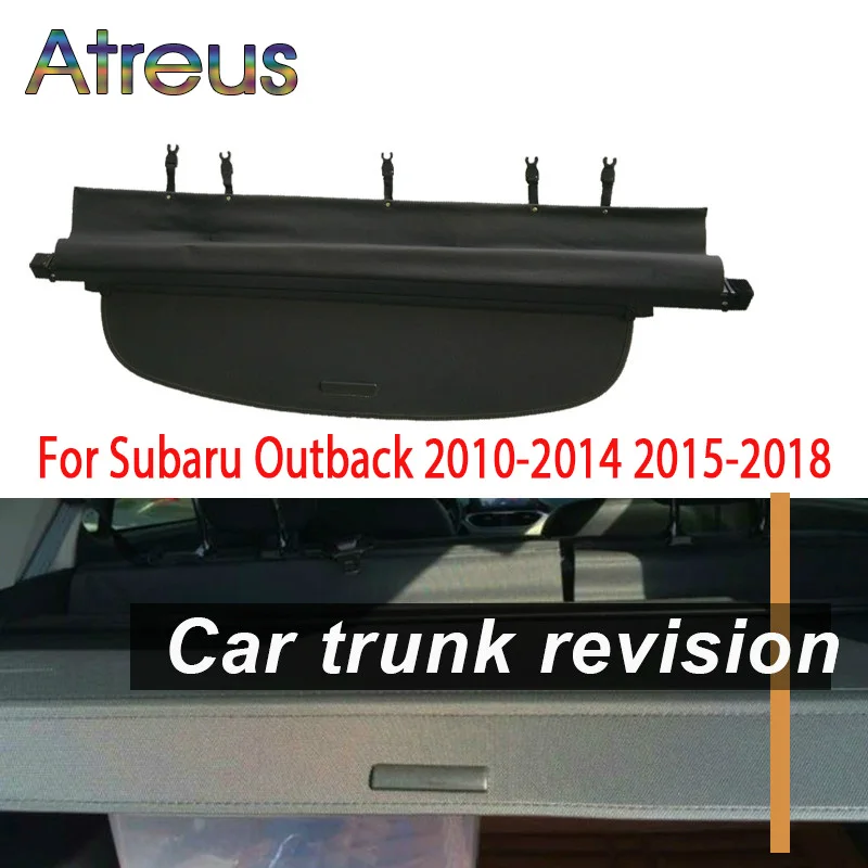 

For Subaru Outback 2018 2017 2016 2015 2010-2014 Rear Trunk Cargo Cover Security Shield Screen shade High Qualit Car Accessories