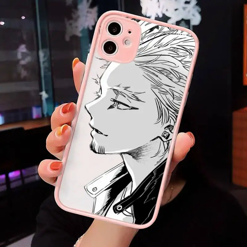 

Hawks Coat Anime Phone Cases matte transparent For iphone 7 8 11 12 plus mini x xs xr pro max cover