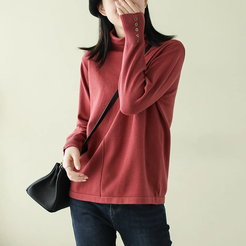 Новинка 2020 весенний женский свитер Ретро стиль свободные пуловеры топы для