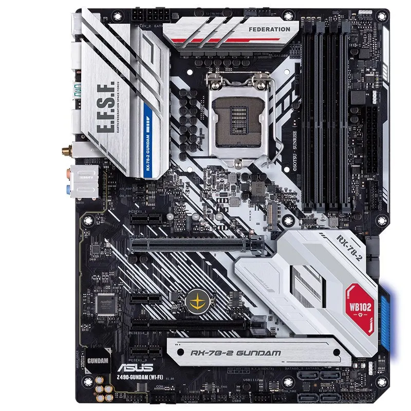 

ASUS Z490 GUNDAM (WI-FI) Motherboard LGA 1200 DDR4 Z490 NEW