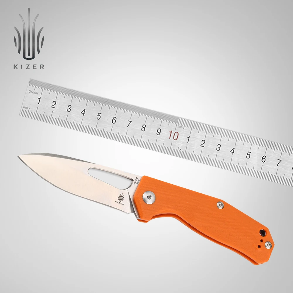 Складной нож Kizer для выживания новый N690 стальной высокого качества кемпинга на