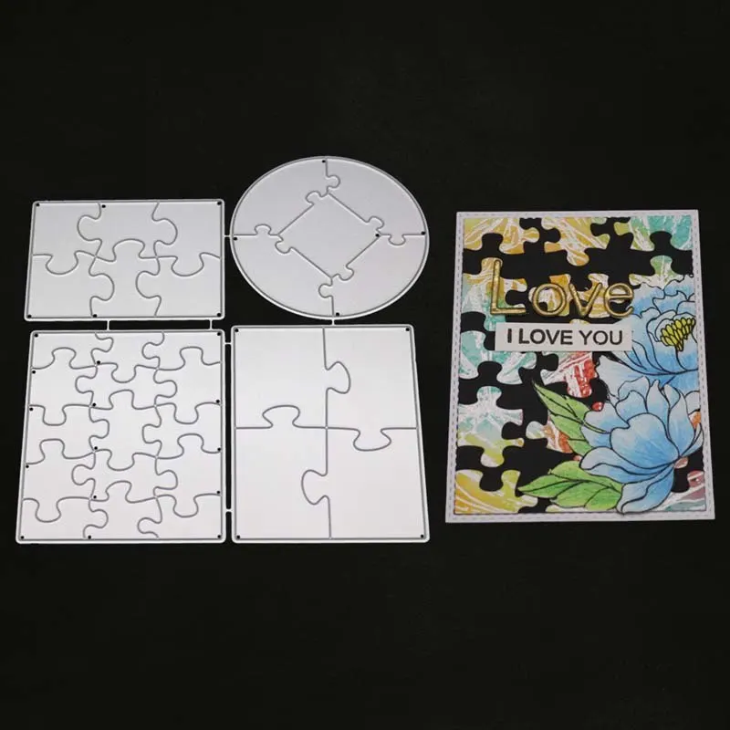 Прямоугольник и круг фон металлические Вырубные штампы ремесло для скрапбукинга