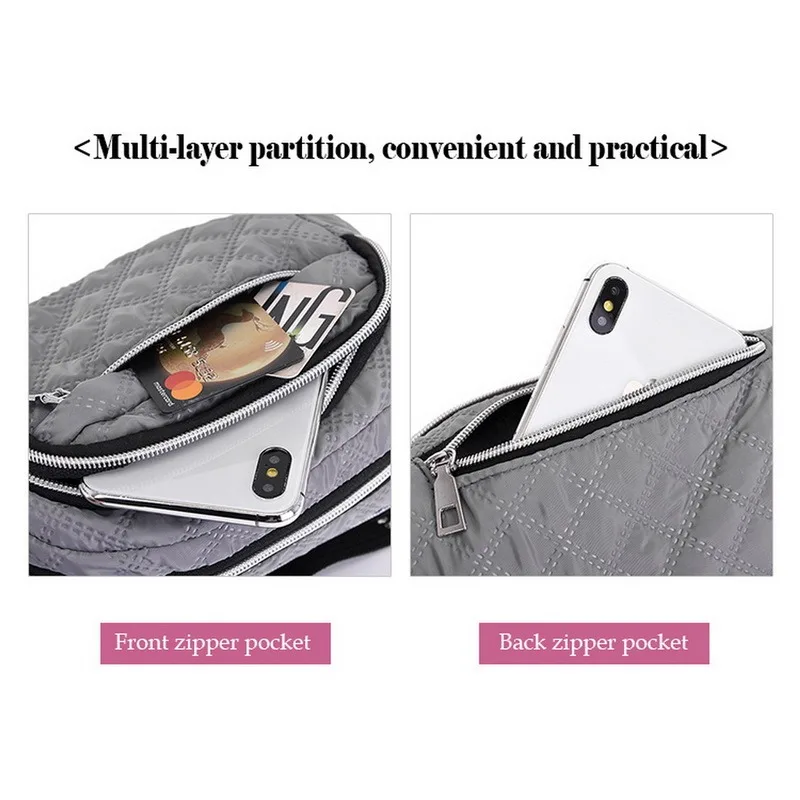 

Men And Women Waist Bag Simple Leisure Fashion Oxford Waist Packs Ladies Waist Bags Designer Mobile Phone Pouch 2021