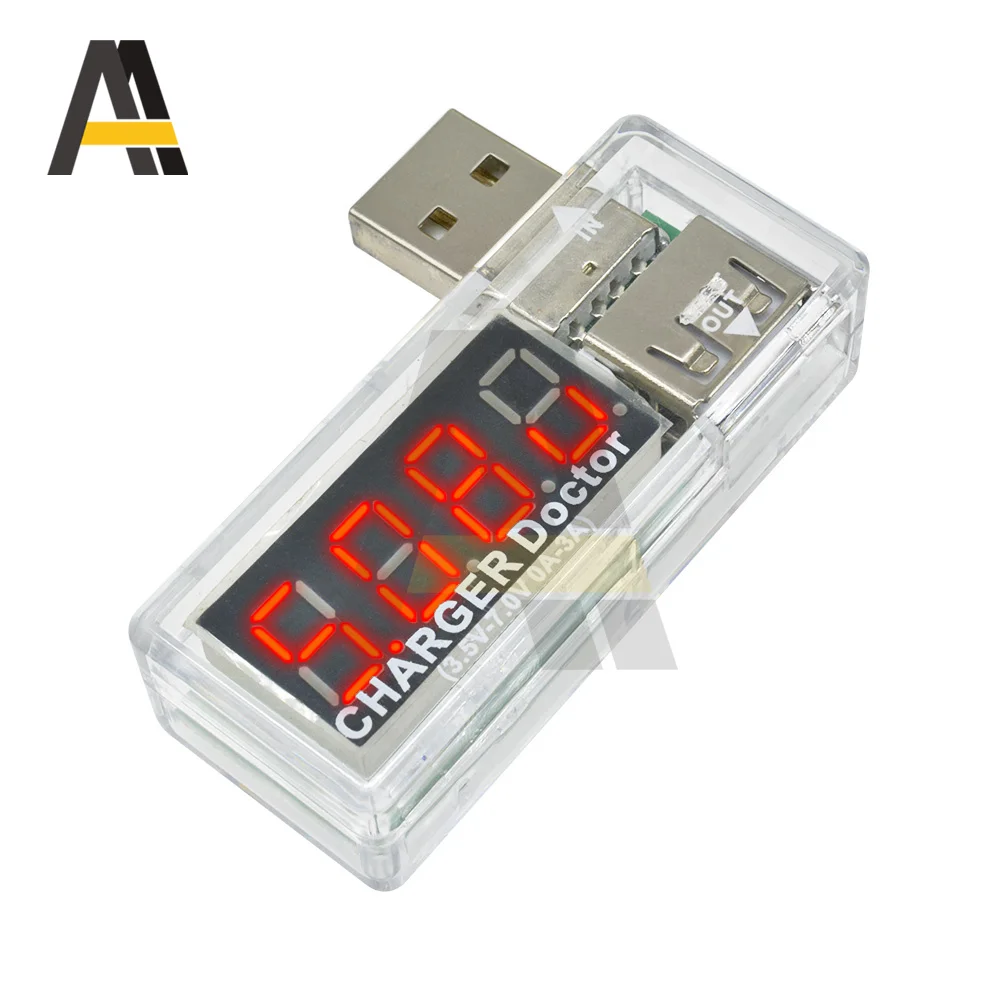 USB-тестер с ЖК-дисплеем вольтметр амперметр измеритель тока и напряжения