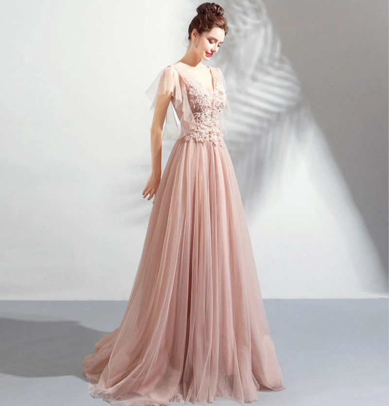 Распродажа сексуальное вечернее платье с v образным вырезом роскошное кружевное