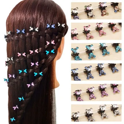 6 шт./упак. женские Цветочные заколки для волос когти шпильки аксессуары