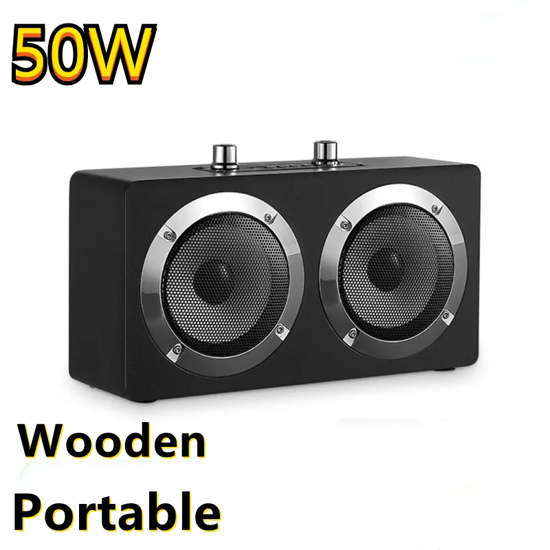 

Portable Bluetooth Speaker Wireless Subwoofer Sound Bar Home Theater HiFi Stereo Boombox FM Radio Music Center Outdoor Soundbox