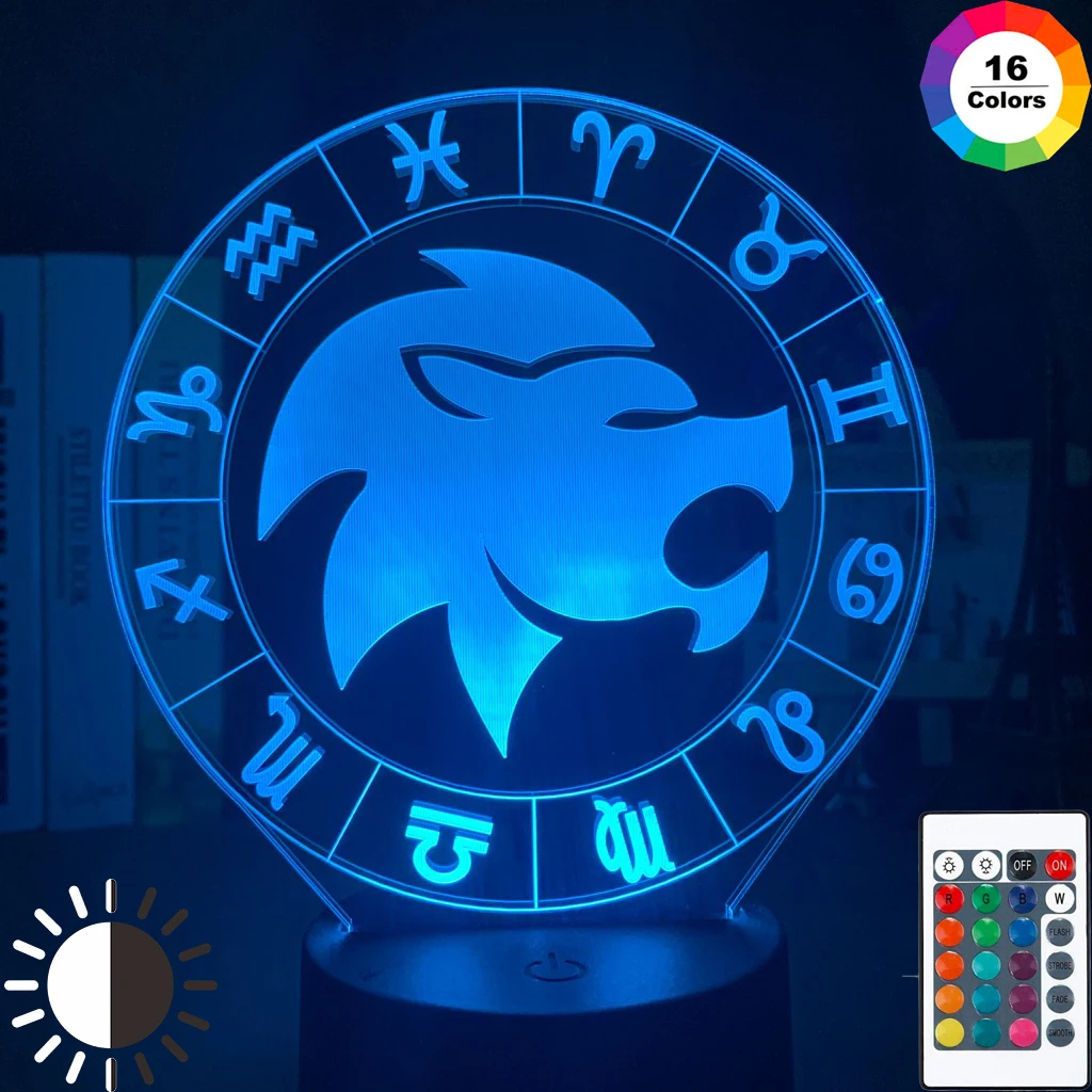 Ночник Leo для детской спальни декоративный светодиодный светсветильник льник 7