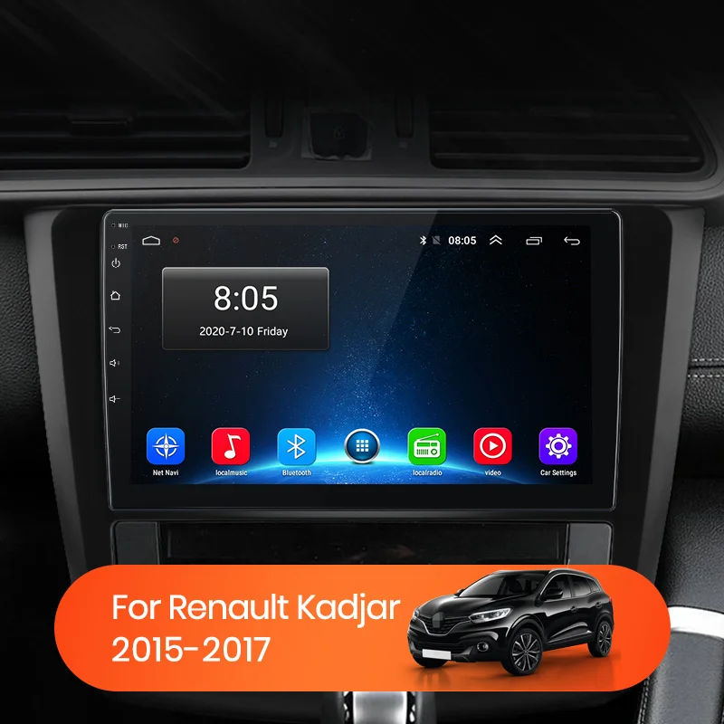 AWESAFE Android 10 для Renault Kadjar 2015 - 2017 Автомагнитола мультимедийные видеоплееры Авто CarPlay