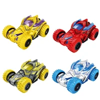 pull back car kids mini inertial toy truck rotatable friction power stroller sliding car model toys for children boys hy