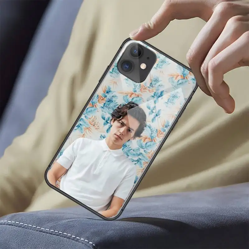 

Cole Sprouse Riverdale actor coque funda cover Phone Case Tempered glass For iphone 5C 6 6S 7 8 plus X XS XR 11 PRO MAX